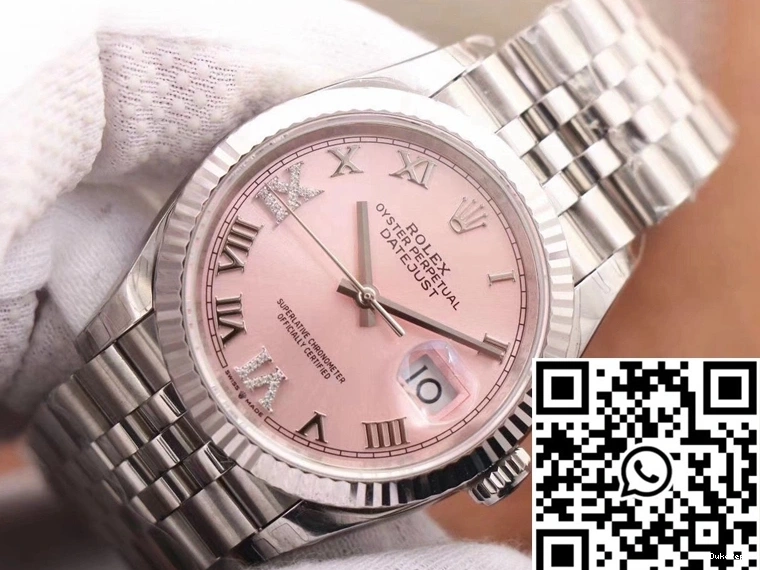 Pink Rolex EW Datejust M126234-0031 Dial Factory 0510